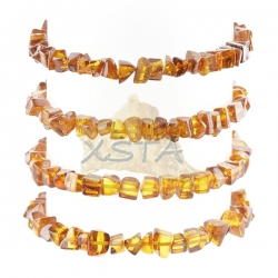 Amber bracelet dark cognac